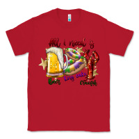 Red all i need is beer king cake crawfish Classic Tee - SublimationCraftShop