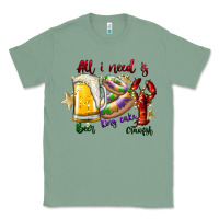 Sage all i need is beer king cake crawfish Classic Tee - SublimationCraftShop
