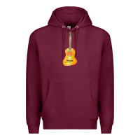 Burgundy mexican vihuela fa element 1 Premium Hoodie - FaDigitalArtStudio