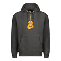 Charcoal Heather mexican vihuela fa element 1 Premium Hoodie - FaDigitalArtStudio