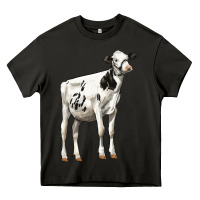 Asphalt Holstein Heifer Heavy Core Tee - LillyAllenDesigns