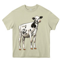 Mossy Holstein Heifer Heavy Core Tee - LillyAllenDesigns