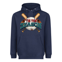 'tis The Season Baseball Heavyweight Hoodie | Teevron