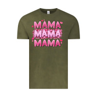 Vintage Olive mama mama mama valentine's day Vintage Tee - LillyAllenDesigns