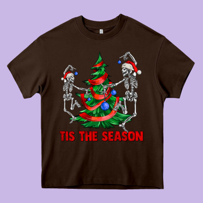 Tis The Season Heavy Core Tee Designed By Adodesignshop