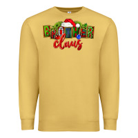 Antique Gold christmas brother claus Premium Sweatshirt - FaDigitalArtStudio