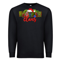 Black christmas brother claus Premium Sweatshirt - FaDigitalArtStudio