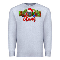 Heather Grey christmas brother claus Premium Sweatshirt - FaDigitalArtStudio