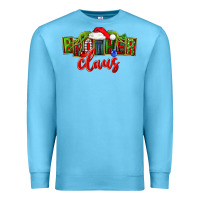 Ocean Blue christmas brother claus Premium Sweatshirt - FaDigitalArtStudio