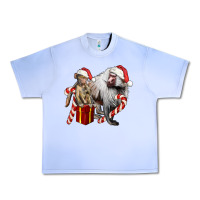 Grape Ice Christmas Baboon Baby And Mama Urban Heavy Tee - LillyAllenDesigns