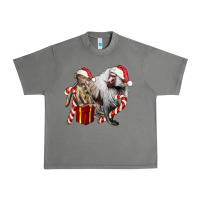 Tornado Christmas Baboon Baby And Mama Urban Heavy Tee - LillyAllenDesigns