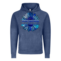 Vintage Denim autism awareness accept understand love blue Vintage Hoodie - LillyAllenDesigns