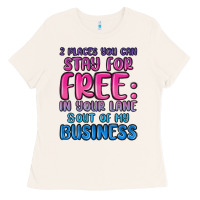 Bone 2 places you can stay for free in your lane and ou Ladies Tee - MaliasSmallBusiness