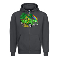 Smoke western truck St. Patrick's Day Zipper Hoodie - HowdyJamesFarm
