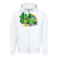 White western truck St. Patrick's Day Zipper Hoodie - HowdyJamesFarm