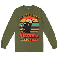 Army Green Day drinking because 2020 sucks Long Sleeve Tee - Bettercallsaul