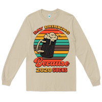 Mushroom Day drinking because 2020 sucks Long Sleeve Tee - Bettercallsaul