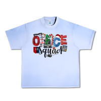 Grape Ice Office Squad Christmas Urban Heavy Tee - LillyAllenDesigns
