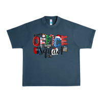 Midnight Navy Office Squad Christmas Urban Heavy Tee - LillyAllenDesigns