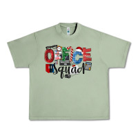 Oil Green Office Squad Christmas Urban Heavy Tee - LillyAllenDesigns
