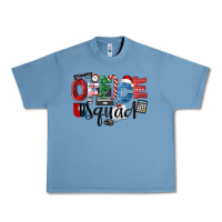 Pebble Blue Office Squad Christmas Urban Heavy Tee - LillyAllenDesigns