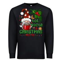 Black Hot Cocoa And Christmas Movie Premium Sweatshirt - BundleAndBundleShop