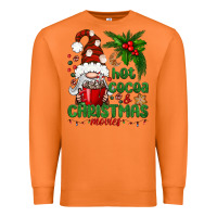 Carrot Hot Cocoa And Christmas Movie Premium Sweatshirt - BundleAndBundleShop