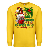 Hot Cocoa And Christmas Movie Premium Sweatshirt | Teevron