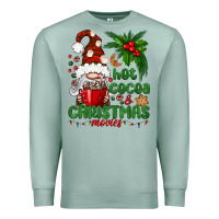 Seafoam Hot Cocoa And Christmas Movie Premium Sweatshirt - BundleAndBundleShop