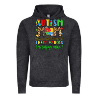 Vintage Black autism mom some people look up to their heroes Vintage Hoodie - LillyAllenDesigns