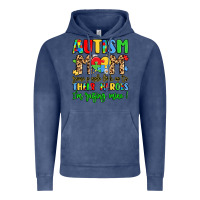 Vintage Denim autism mom some people look up to their heroes Vintage Hoodie - LillyAllenDesigns