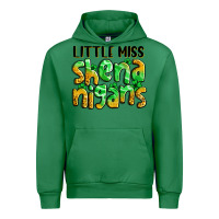 Emerald little miss shenanigans St. Patrick's Urban Hoodie - LillyAllenDesigns