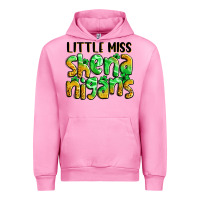 Fuchsia Pink little miss shenanigans St. Patrick's Urban Hoodie - LillyAllenDesigns