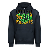 Navy little miss shenanigans St. Patrick's Urban Hoodie - LillyAllenDesigns