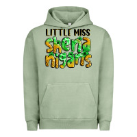 Pigment Oil Green little miss shenanigans St. Patrick's Urban Hoodie - LillyAllenDesigns