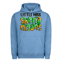 Pigment Pebble Blue little miss shenanigans St. Patrick's Urban Hoodie - LillyAllenDesigns