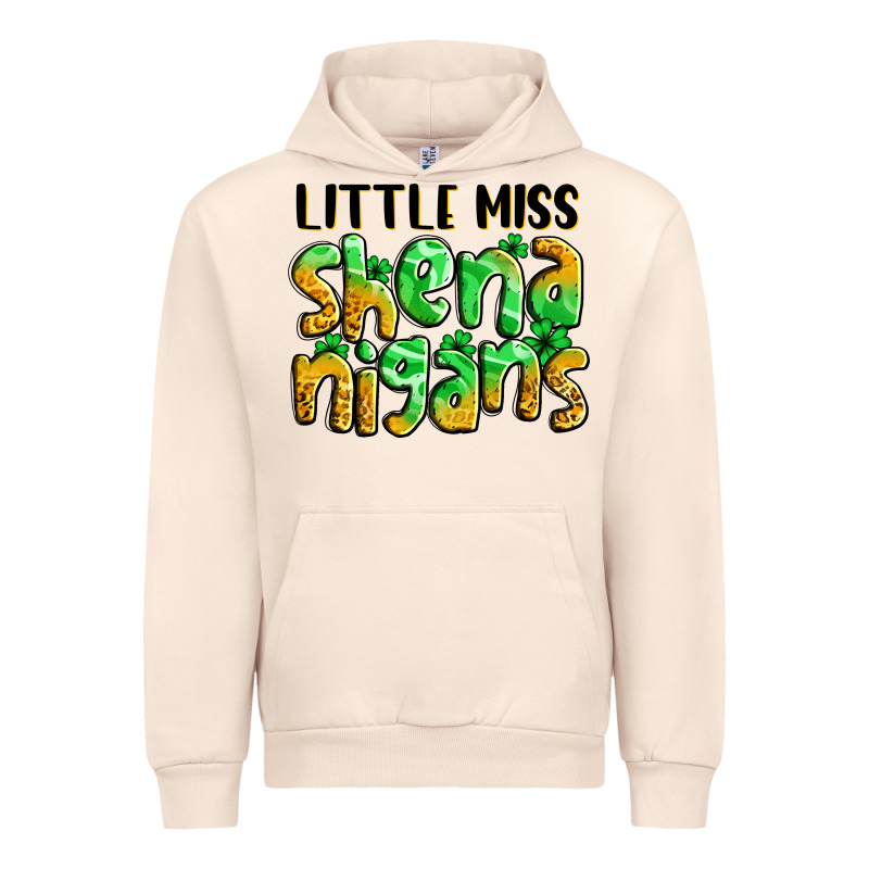 Little Miss Shenanigans St. Patrick's Urban Hoodie by LillyAllenDesigns | Teevron