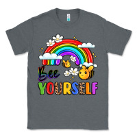 Charcoal Heather bee yourself Classic Tee - LillyAllenDesigns