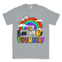 Heather Grey bee yourself Classic Tee - LillyAllenDesigns