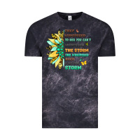 Cloud Black they whispered to her you cant withstand the storm Vintage Tee - LillyAllenDesigns