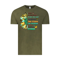 Vintage Olive they whispered to her you cant withstand the storm Vintage Tee - LillyAllenDesigns