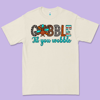Gobble Til Tou Wobble Premium Tee Designed By Jahusdesignshop
