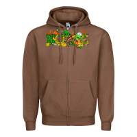 Chestnut St. Patricks day nurse Zipper Hoodie - HowdyJamesFarm