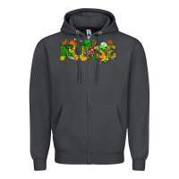 Smoke St. Patricks day nurse Zipper Hoodie - HowdyJamesFarm