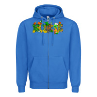 True Royal St. Patricks day nurse Zipper Hoodie - HowdyJamesFarm
