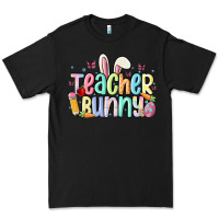 Black teacher bunny Premium Tee - MaliasSmallBusiness