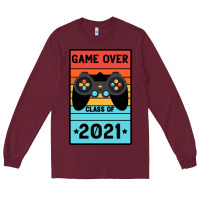 Burgundy Game Over Class Of 2021 Long Sleeve Tee - Bettercallsaul