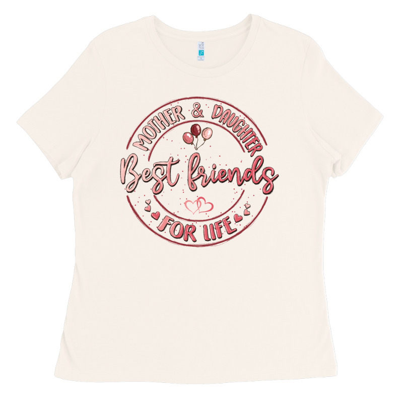 Mother And Daughter Best Friends For Life Ladies Tee by MaliasSmallBusiness | Teevron