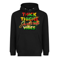 Black thick thighs juneteenth vibes Heavyweight Hoodie - FaDigitalArtStudio