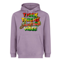 Lavender thick thighs juneteenth vibes Heavyweight Hoodie - FaDigitalArtStudio